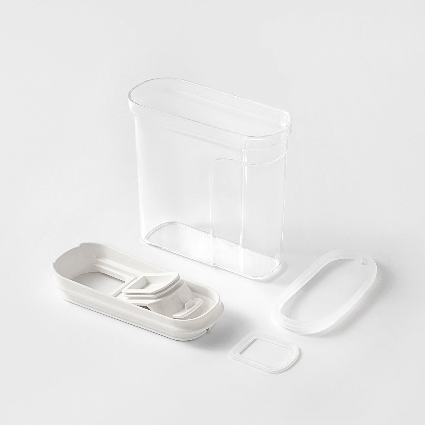 Recipiente para almacenar alimentos con tapa abatible - 44 onzas líquidas