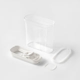 Recipiente para almacenar alimentos con tapa abatible - 44 onzas líquidas