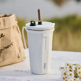 New Launching Custom Wholesale 20oz Coffee Cup Stainless Steel Water Bottle Travel Coffee Mug with straw