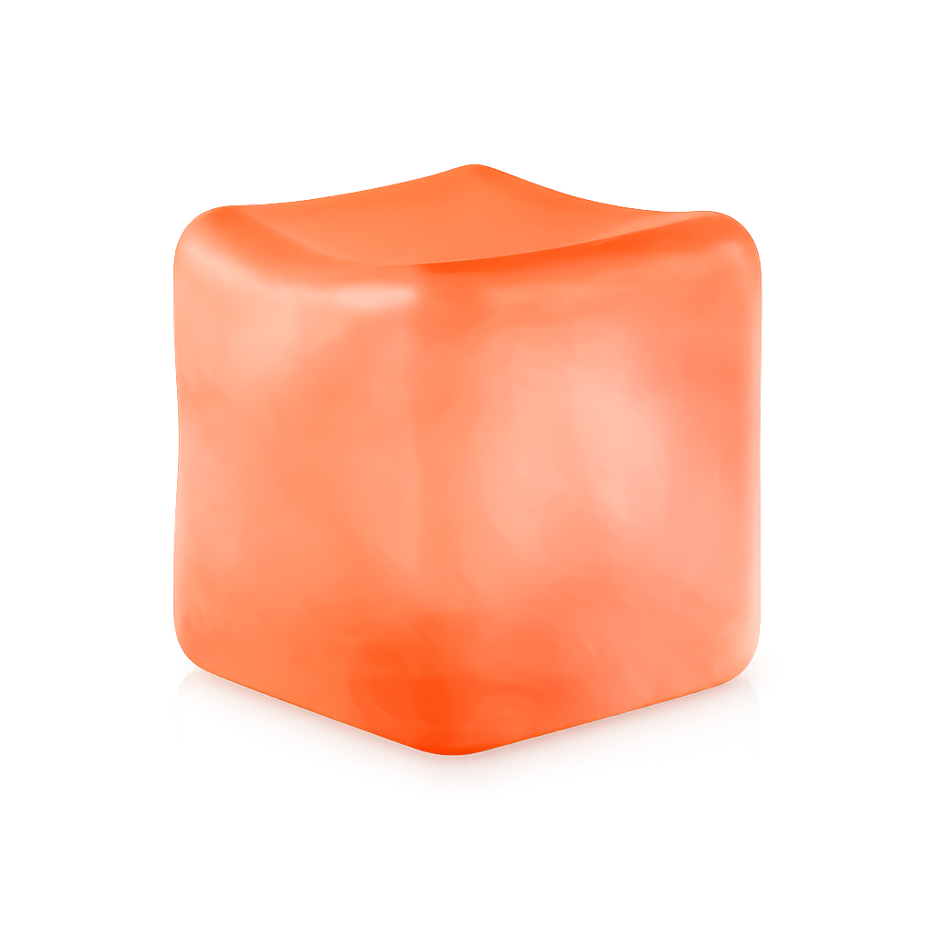 Mini juguete antiestrés con logotipo personalizado para niños, para aliviar la ansiedad y el estrés, con forma de cubo de hielo blando, bolas sensoriales calmantes personalizadas. 
