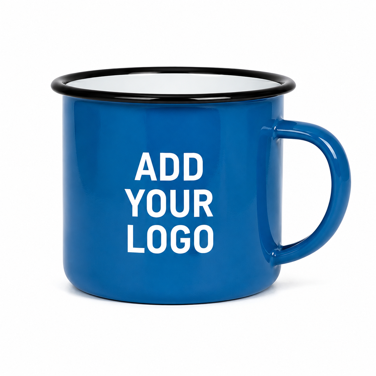 Custom Enamel Mug 12 oz – Vintage-Style Camp Cup with Custom Logo Printing