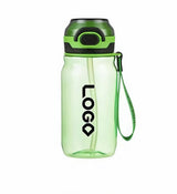 Custom 20oz/600ml BPA Free Tritan Plastic Sport Water Bottle with Multifunction Lid and Strap