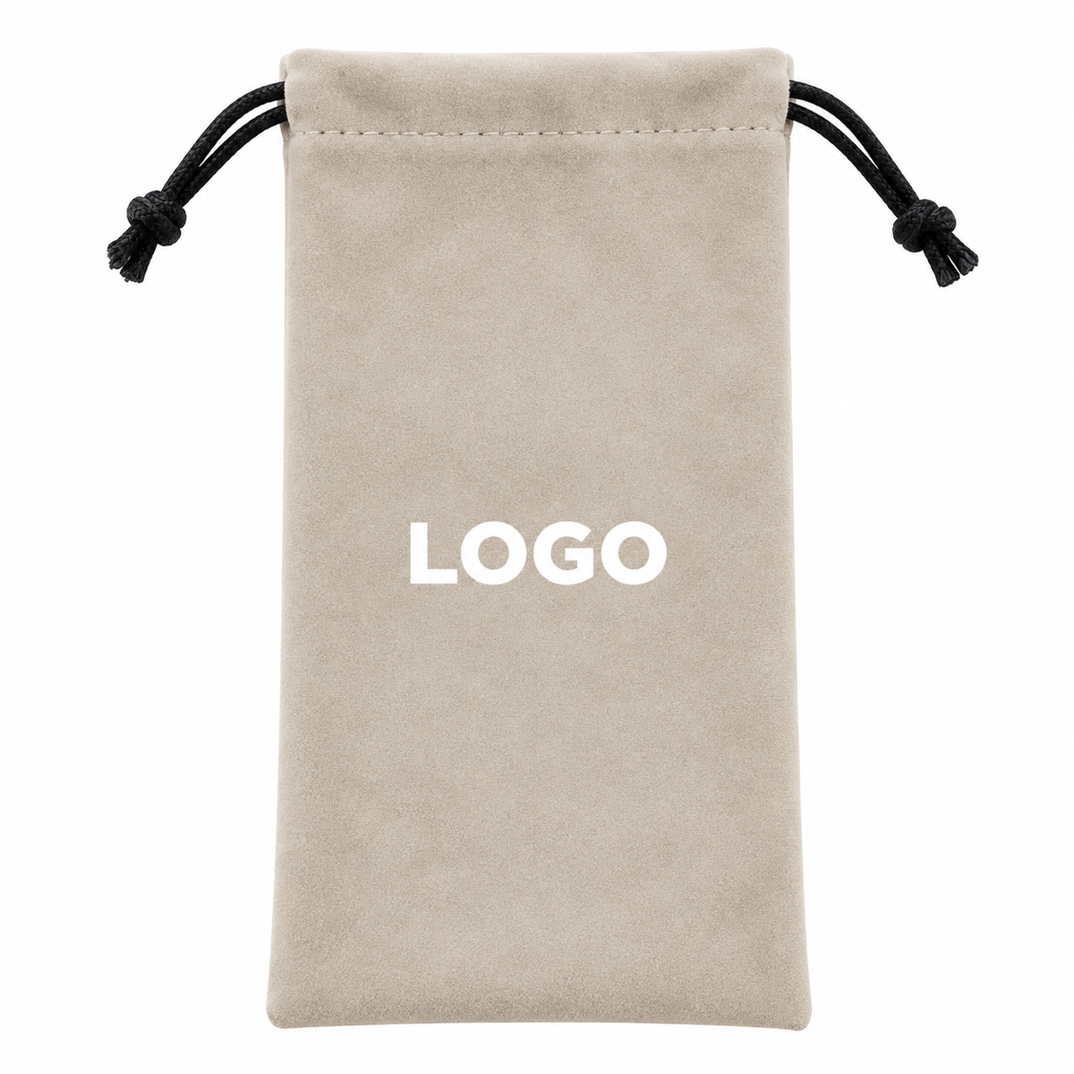 Custom Logo Velvet Drawstring Pouch for Sunglasses & Eyeglasses