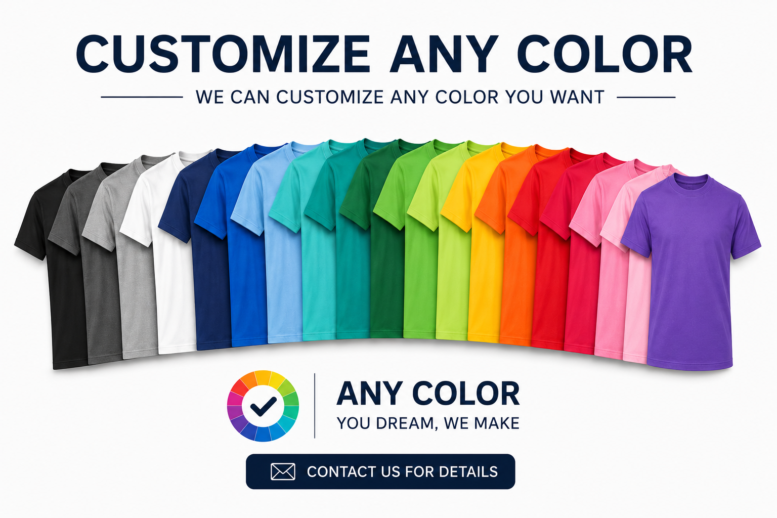 Wholesale Custom 100% Cotton T-Shirts with Logo – Professional Design, High-Quality Single Color & Full Color Printing