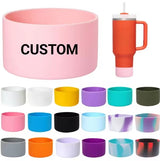 Funda protectora de silicona con logotipo personalizado para vaso Stanley, funda de silicona antideslizante, accesorios