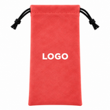 Custom Logo Velvet Drawstring Pouch for Sunglasses & Eyeglasses