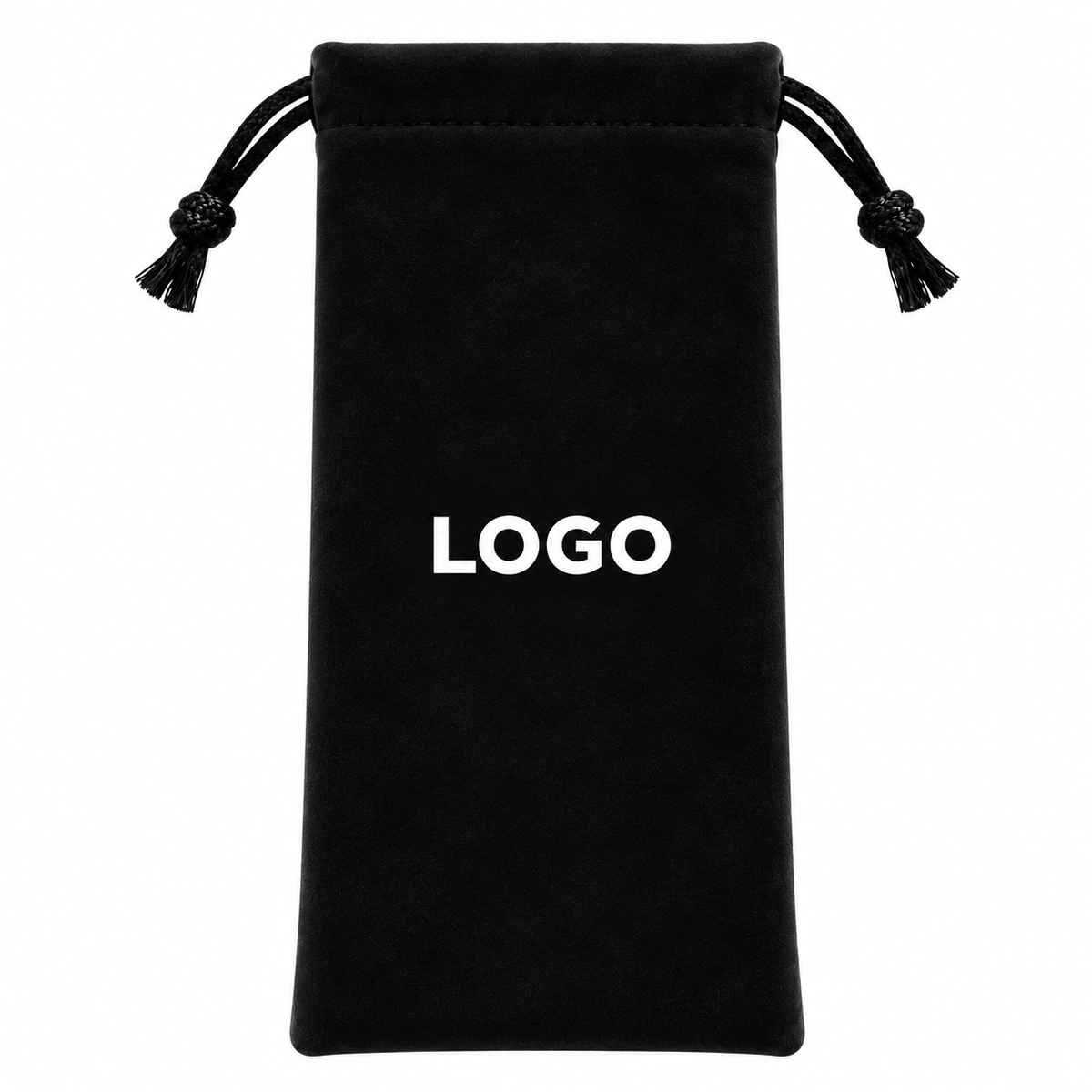 Custom Logo Velvet Drawstring Pouch for Sunglasses & Eyeglasses
