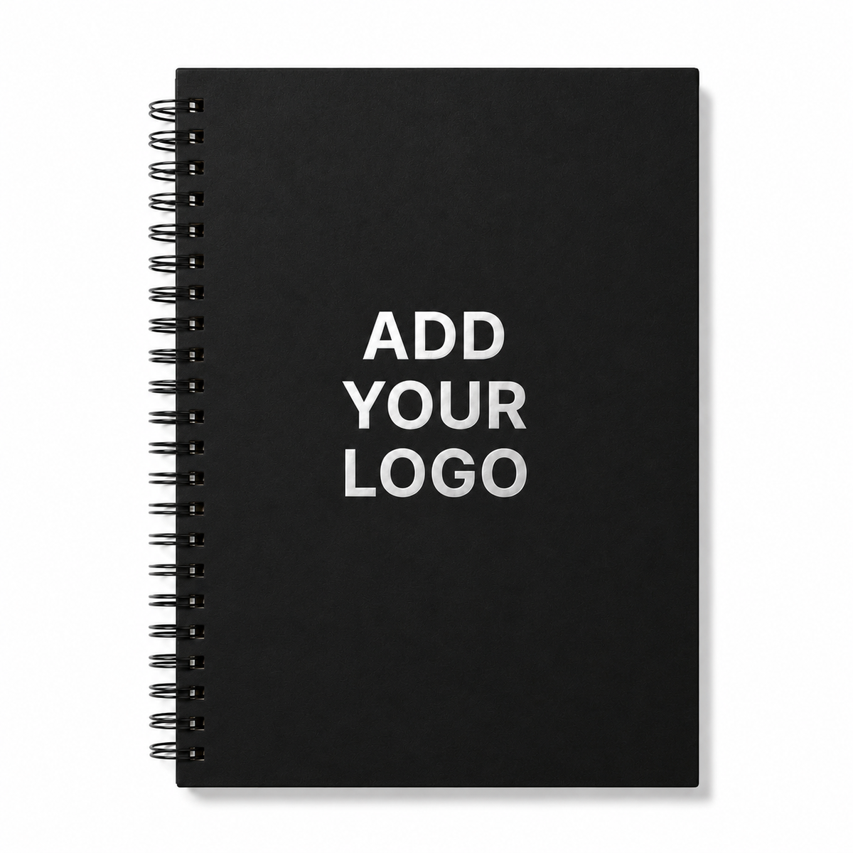 Custom Logo Spiral Notebook – Personalized Wire Bound Journal, 50 Sheets / 100 Pages, Lined Paper