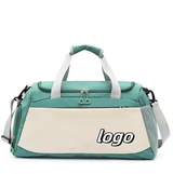 Custom Logo Dry wet separation Shoulder strap unique gym bags waterproof gym bag travel duffle bag with shoes compartment