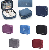 Bolsa organizadora de viaje impermeable con cremallera para accesorios digitales de fábrica personalizada, bolsos para mujer