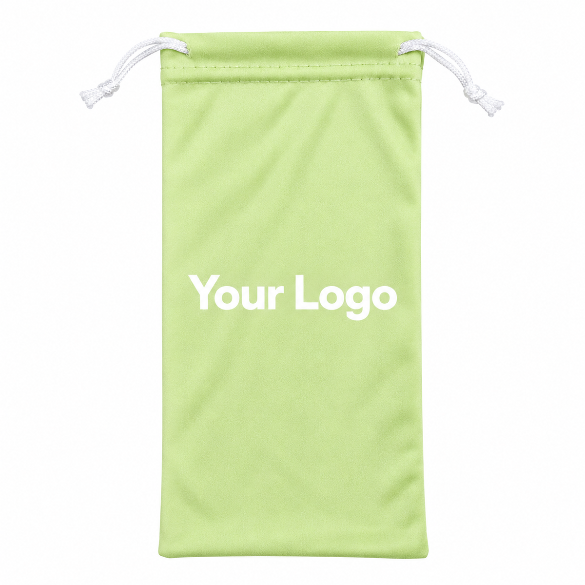 Custom Microfiber Drawstring Sunglasses Pouch – Soft Eyeglass Storage Bag, Protective Glasses Case