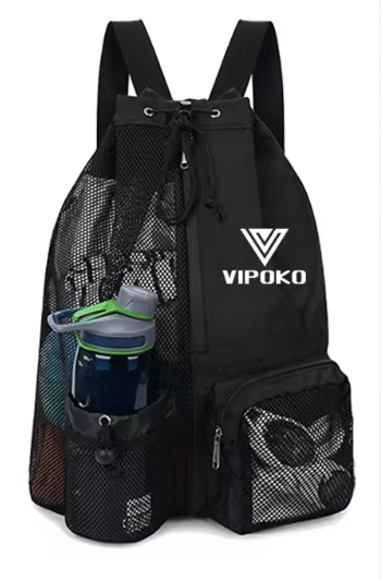 Custom Logo Hot Selling Outdoor Swimming Bag Mesh Drawstring Wet Bag Backpack Fitness Portable Exercise Equipment Backpack