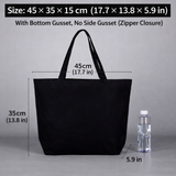 Bolsa de lona de algodón extra pesada con logotipo personalizado impreso para comestibles de mujer. Bolsas de mano resistentes.