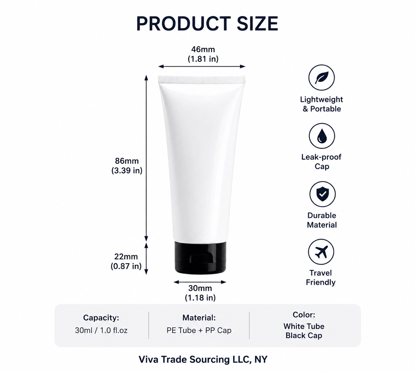 Custom 40g PE Plastic Cosmetic Tube | Empty Hand Cream Soft Squeeze Tube Packaging