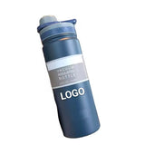 17oz Custom Double Wall Vacuum Flask Bottle Insulated Stainless Steel Water Bottle With New Lid