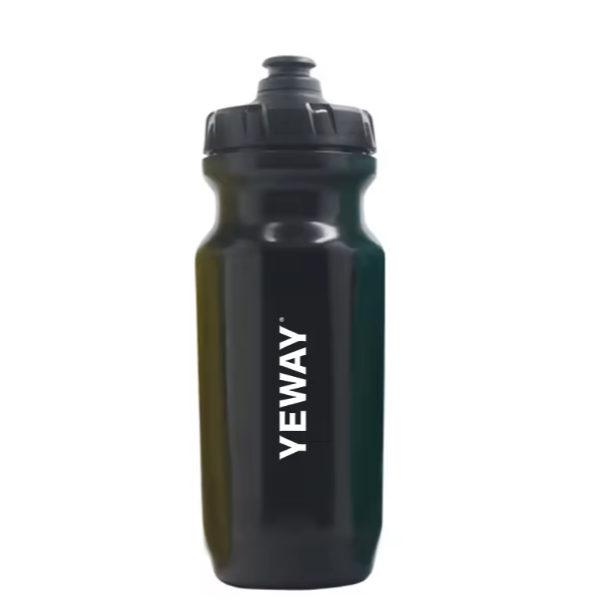 Plastic Hiking Bottle 20oz Recycling Machine Reusable Sport Squeeze Water Bottle Black Bike Water Bottle with Custom logo