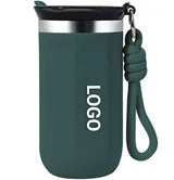 Wholesale Custom Logo Stainless Steel Vacuum Insulated Thermos Handgrip 12-24 Hours Thermal Insulation Portable Outdoor Coffee Trumbler