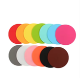 Customized  Design PVC Soft Rubber Coasters 3mm Thickness Cup Placemat Coffee Tea Drink Promotional Mats & Pads