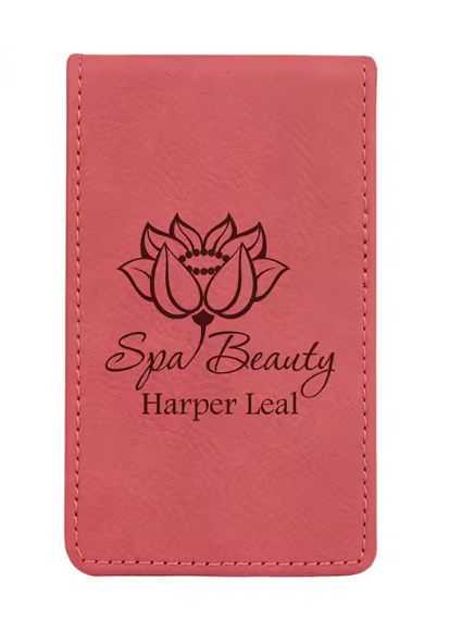 Custom Logo Laserable Leatherette Manicure Nail Clipper Kit Bag for Gift