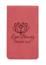 Custom Logo Laserable Leatherette Manicure Nail Clipper Kit Bag for Gift