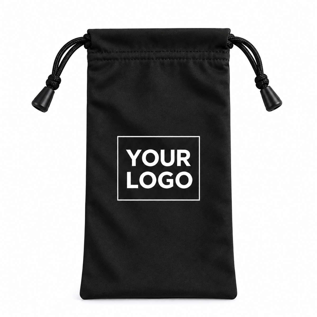 Custom Microfiber Eyeglass Pouch with Logo – Drawstring Glasses Case