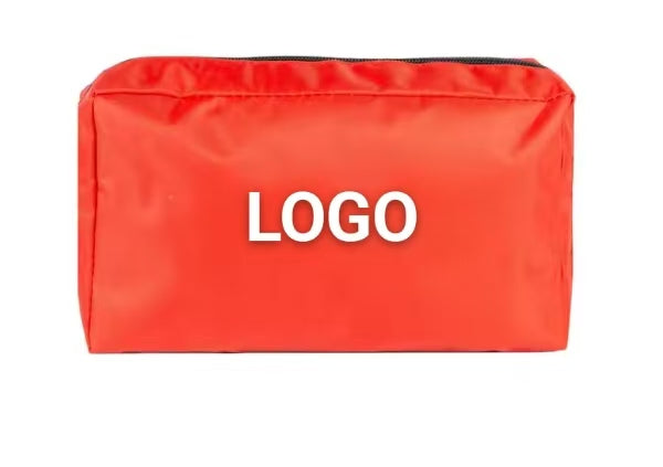 Customized Logo Waterproof Red Emergency Survival First-Aid Kit for Vehicles Roadside Assistance Survival Bag with Key Features