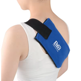 Microwavable Custom Logo Reusuale  Compress Gel Health Care Products Soft Gel Hot and Cold Pack Reusable Ice Pack with Strap