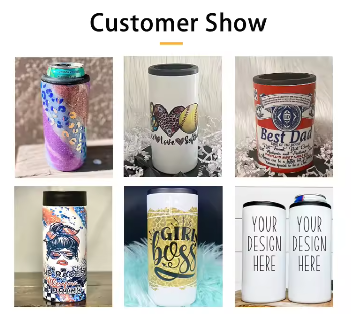 Customize Logo 16oz 4-in-1 Double Wall Stainless Steel Vacuum Flask Cooler Can with Speaker Tumbler With Dual Lids for Party Travel
