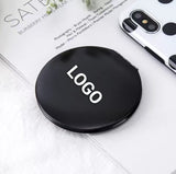 Round Compact Travel Mirror Metal Mini Compact Mirror Custom Compact Mirror With logo