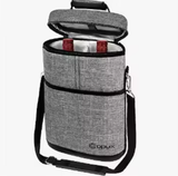 Bolsa térmica portátil para picnic, con aislamiento moderno, de tela Oxford, con capacidad de 15 litros, para vino y hielo, en color champán.