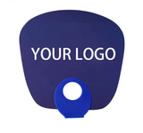 PP Plastic Hand Fan Custom Logo Printed Summer Fan Business Gift square hand Fan