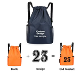 Mochila de deporte con cordón y logotipo personalizado – Bolsa de gimnasio de gran capacidad para entrenamiento