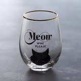 Copas de vino sin tallo doradas personalizadas de 12 oz, vasos transparentes para beber, perfectos para fiestas al aire libre.