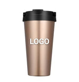Custom 17oz Fashionable 304/201 Stainless Steel Insulated Cup Silk Screen Printed Modern Portable Business Gift for Coffee