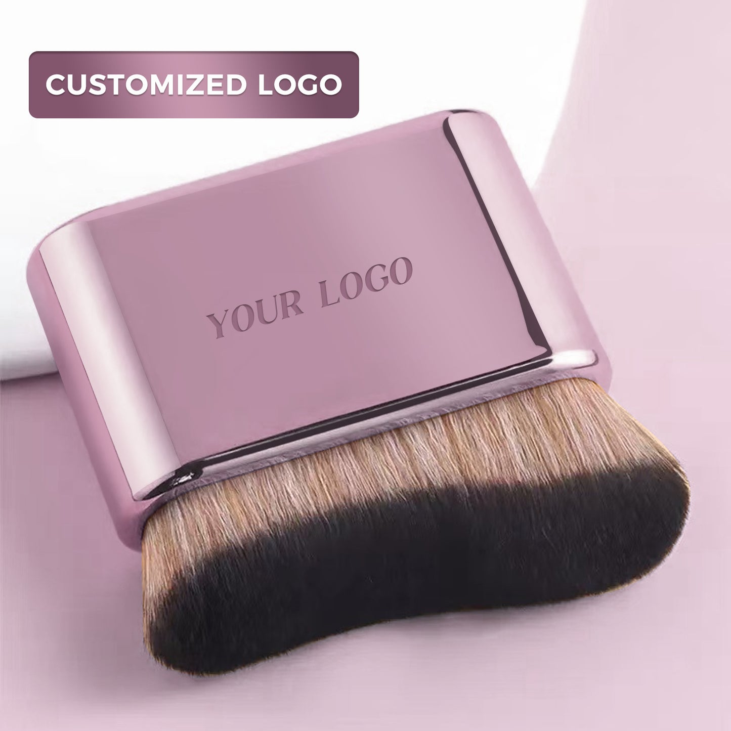 2025 New Design Self Tanner Custom Logo Flat Body Face Foundation Private Label Luxury Single Custom Professional Makeup Brush