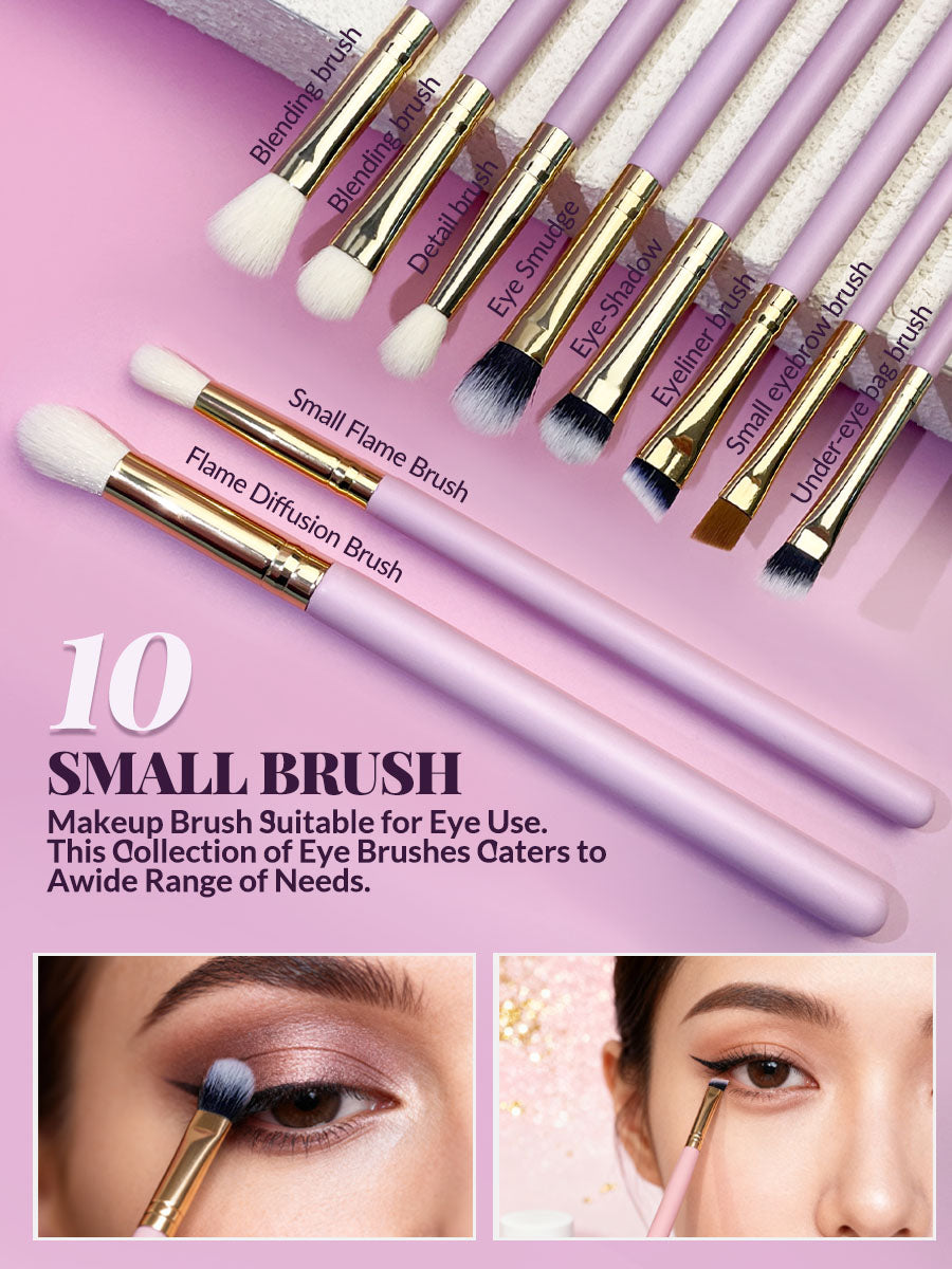 15 Pcs Makeup Brush Set Professional Premium Synthetic Powder Foundation Contour Blush Concealer Eye Shadow Makeup Brushes