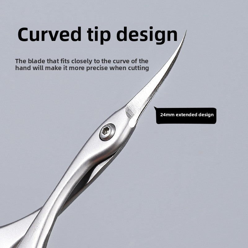 Professional Edge Scissors High-End Russian Style Cuticle Knife for Nail Tool Dead Skin Remover Straight Beauty Tool for Nail