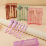 New Color Makeup Brush 6pcs Set Multifunctional Portable Box Makeup Brush Eye Beauty Tool Set