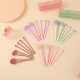 New Color Makeup Brush 6pcs Set Multifunctional Portable Box Makeup Brush Eye Beauty Tool Set