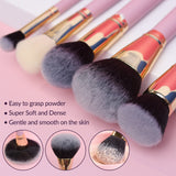 15 Pcs Makeup Brush Set Professional Premium Synthetic Powder Foundation Contour Blush Concealer Eye Shadow Makeup Brushes