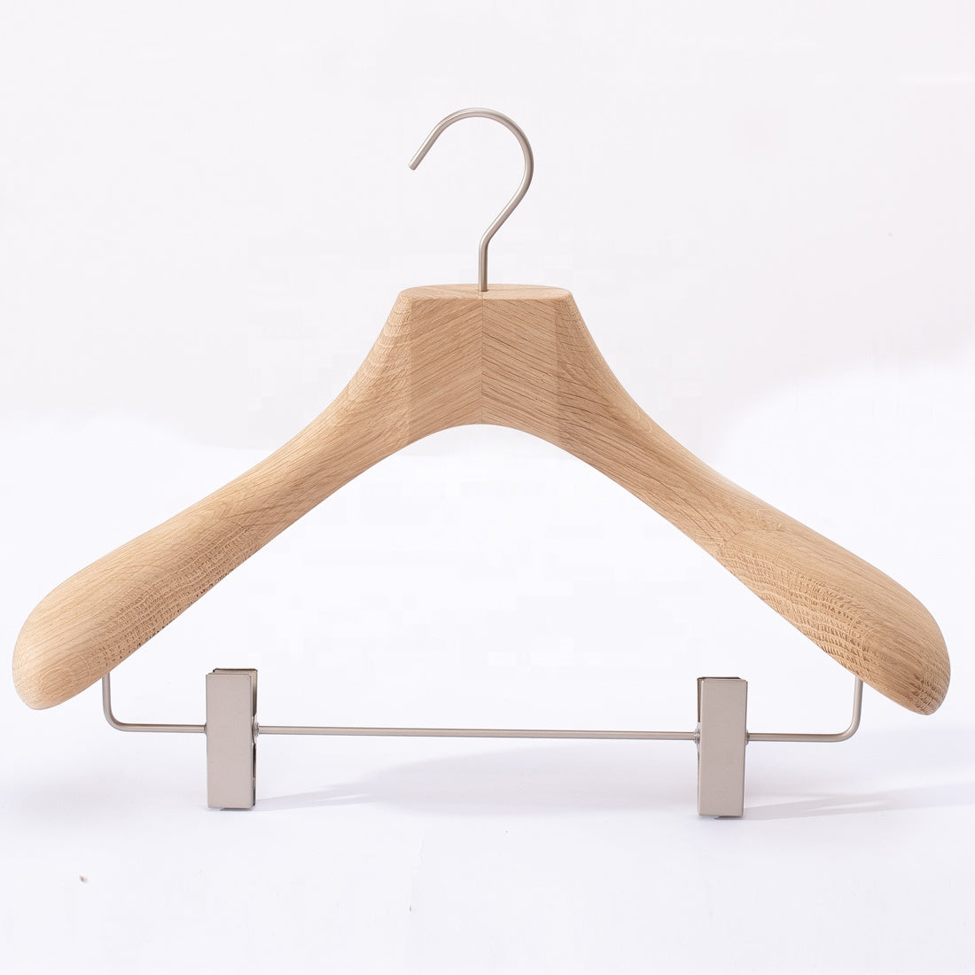 Clip de madera para ropa, logotipo de la marca, pinzas para pantalones de madera, percha de hotel