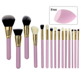 15 Pcs Makeup Brush Set Professional Premium Synthetic Powder Foundation Contour Blush Concealer Eye Shadow Makeup Brushes