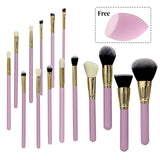 15 Pcs Makeup Brush Set Professional Premium Synthetic Powder Foundation Contour Blush Concealer Eye Shadow Makeup Brushes