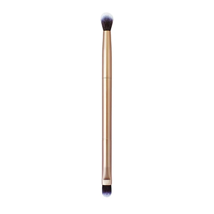 7pcs pink Double Ended Makeup Brushes Vegan Synthetic Hair Luxury Gold Makeup Brush Set with case