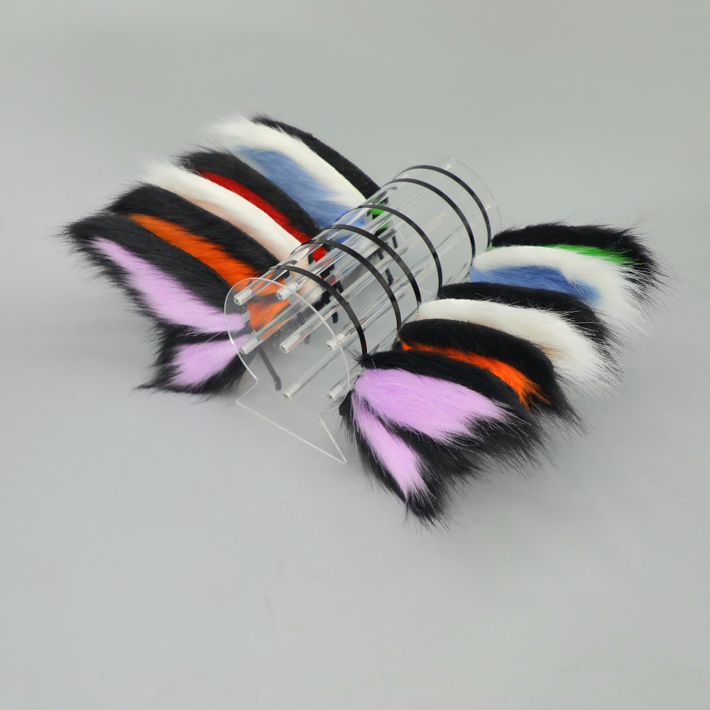 H0009 Butterfly Headband Butterfly-shaped Head Band Plush Hair Hoop Cute Fancy Headband for Daily Wear, Parties & Cosplay