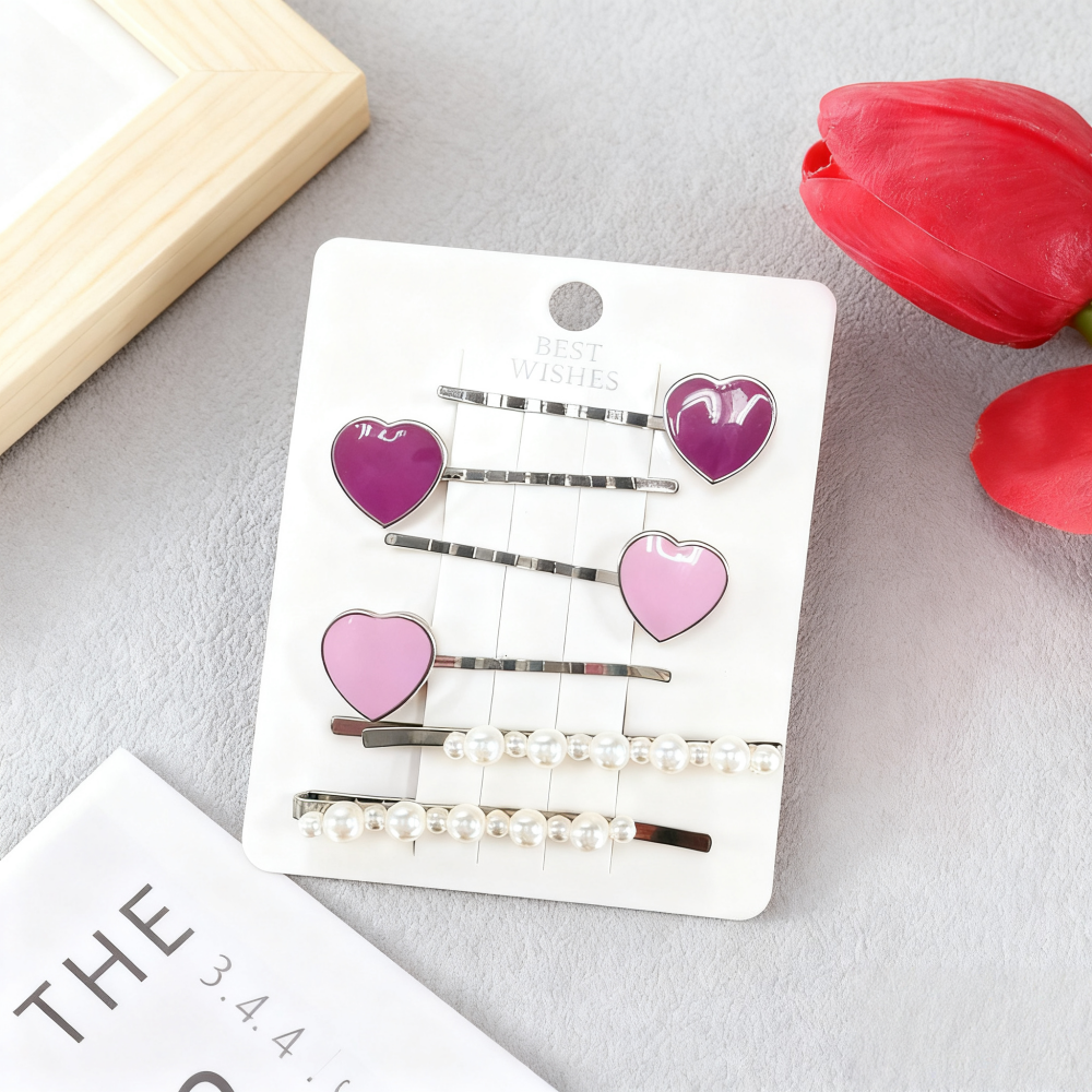 Korean Fashion Pearl Rhinestone Shining Hair Clip Luxurious Hair Accessories for Girls and Homo Sapiens Wedding Accessories