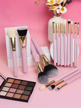 15 Pcs Makeup Brush Set Professional Premium Synthetic Powder Foundation Contour Blush Concealer Eye Shadow Makeup Brushes