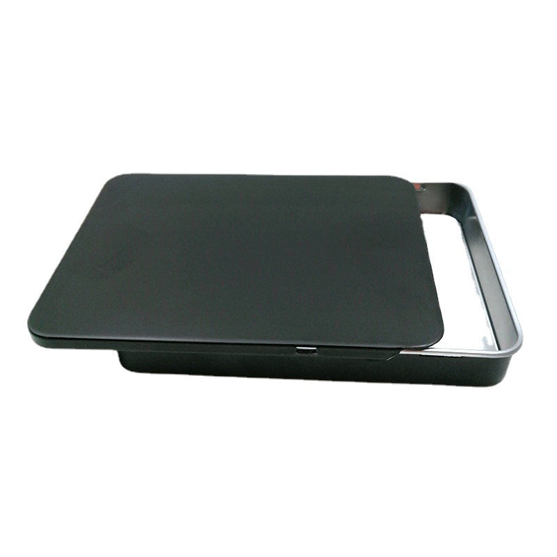 Caja de hojalata deslizable con cerradura – Lata de metal para caramelos de menta/pastillas