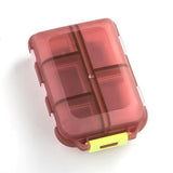 Custom Logo Portable Mini Double-Layer Pill Box – Compact Travel Medicine Organizer Case