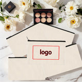 Custom Canvas Pencil Pouch with Logo – Personalized DIY Makeup & School Supply Bag